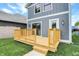 Wooden deck with a view of the backyard at 220 Sanders St, Indianapolis, IN 46225