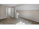 Spacious bedroom with carpet and access to another room at 618 N Gladstone Ave, Indianapolis, IN 46201