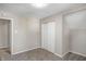 Well-lit bedroom with double door closet and neutral color scheme at 618 N Gladstone Ave, Indianapolis, IN 46201