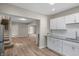 Open concept kitchen with views into the living area at 618 N Gladstone Ave, Indianapolis, IN 46201