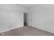 Bedroom with double doors leading to a closet and hallway at 10626 Maidenhair Dr, Indianapolis, IN 46239