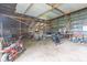 Large barn with space for various equipment and animals at 2077 E 500 S, Greenfield, IN 46140