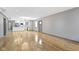Hardwood floor living room with an open concept kitchen at 4513 Norwaldo Ave, Indianapolis, IN 46205