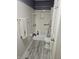 Updated bathroom with new flooring, fixtures and bathtub at 14 Winchester Ct, Anderson, IN 46013