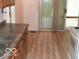 Kitchen with double sink and vinyl flooring at 4013 N Audubon Rd, Indianapolis, IN 46226