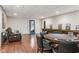 Finished basement with game tables, seating, and a full-length mirror at 5181 S Poplar Dr, Columbus, IN 47201