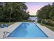 Luxury pool overlooking peaceful lake at 5181 S Poplar Dr, Columbus, IN 47201