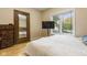 Spacious bedroom with large window, water views and a dresser at 5181 S Poplar Dr, Columbus, IN 47201