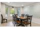 Finished basement with dining table, chairs, and whiteboard at 5181 S Poplar Dr, Columbus, IN 47201