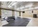 Functional garage gym setup with weight bench and ample space at 5181 S Poplar Dr, Columbus, IN 47201