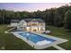 Stunning home, with a large inviting pool, nestled in a scenic wooded setting at 5181 S Poplar Dr, Columbus, IN 47201
