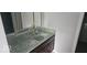 Bathroom with a green marble countertop at 2145 Boston Ct # B, Indianapolis, IN 46228