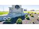 Lone Pine Farms community entrance sign at 1402 Foxtail Ln, Greenwood, IN 46143