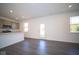 Modern kitchen with stainless steel appliances and an island at 1402 Foxtail Ln, Greenwood, IN 46143