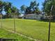 Large backyard with chain link fence at 2221 Langley Ave, Indianapolis, IN 46218