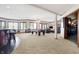 Open concept basement game room with pool table and wet bar at 9088 Nautical Watch Dr, Indianapolis, IN 46236