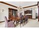 Spacious dining room with built-in cabinetry at 9088 Nautical Watch Dr, Indianapolis, IN 46236