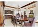 Formal dining room with a large table and buffet at 9088 Nautical Watch Dr, Indianapolis, IN 46236