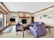 Comfortable living room with fireplace and lake views at 9088 Nautical Watch Dr, Indianapolis, IN 46236