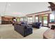 Spacious game room with pool table and kitchen bar at 9088 Nautical Watch Dr, Indianapolis, IN 46236