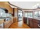 Spacious kitchen with stainless steel appliances and hardwood floors at 9088 Nautical Watch Dr, Indianapolis, IN 46236