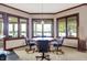 Game room with lake views and a round game table at 9088 Nautical Watch Dr, Indianapolis, IN 46236
