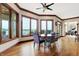 Breakfast room with lake view and seating for four at 9088 Nautical Watch Dr, Indianapolis, IN 46236