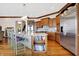 Modern kitchen with stainless steel appliances and custom cabinetry at 9088 Nautical Watch Dr, Indianapolis, IN 46236