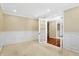 Spacious home office with wainscoting and neutral tones at 2150 Washington St, Columbus, IN 47201