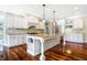 Elegant kitchen boasting granite countertops and white cabinets at 2150 Washington St, Columbus, IN 47201