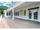 Large deck with access to the backyard at 2150 Washington St, Columbus, IN 47201