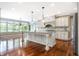Gourmet kitchen with granite countertops and custom cabinetry at 2150 Washington St, Columbus, IN 47201