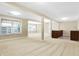 Open concept basement with wet bar and carpet at 2150 Washington St, Columbus, IN 47201