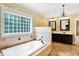 Elegant bathroom featuring a soaking tub, and sinks, and a large shower at 2150 Washington St, Columbus, IN 47201