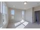 Well-lit bedroom with two windows and a view of the surrounding landscape at 5729 Cr W 750 N, McCordsville, IN 46055