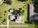 Aerial view of a house and expansive yard with detached building at 4026 W 141St St, Carmel, IN 46074