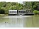 Tranquil pond with gazebo and modern pavilion at 9100 S Us Highway 35, Muncie, IN 47302