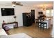Modern kitchen with stainless steel appliances and a kitchen island at 2312 E 22Nd St, Muncie, IN 47302