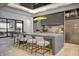 Modern kitchen with large island and stainless steel appliances at 9760 Windy Hills Dr, Zionsville, IN 46077