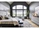 Bright main bedroom with high ceilings and stunning views at 9760 Windy Hills Dr, Zionsville, IN 46077