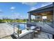 Resort style pool with swim up bar and lounge area at 9760 Windy Hills Dr, Zionsville, IN 46077