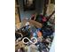 A cluttered bathroom with debris on the floor at 2901 S Taft Ave, Indianapolis, IN 46241