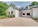 Covered driveway and porte-cochère, leading to the garage at 3621 Olive Branch Rd, Greenwood, IN 46143
