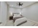 Cozy bedroom featuring a queen bed and neutral color scheme at 3621 Olive Branch Rd, Greenwood, IN 46143