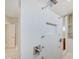 Luxury shower with double shower heads and a built-in marble bench at 3621 Olive Branch Rd, Greenwood, IN 46143