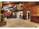 Spacious upper hall with lofted area and views of the lower level at 9307 E Dill Rd, Morgantown, IN 46160