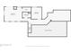 Lower level floor plan with one bedroom at 9307 E Dill Rd, Morgantown, IN 46160