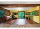Sunroom with tiled floor, wood ceilings and large windows at 9307 E Dill Rd, Morgantown, IN 46160