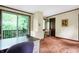 Home office with desk and access to balcony at 9307 E Dill Rd, Morgantown, IN 46160