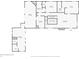 Two-story home floor plan with 3 bedrooms at 9307 E Dill Rd, Morgantown, IN 46160